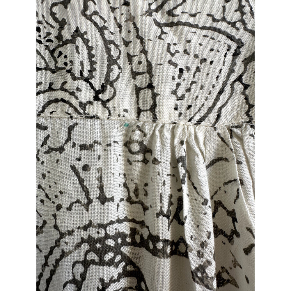 Bohome Women's White Printed High/low Shirt BEACH Dress SIZE S - Picture 12 of 12